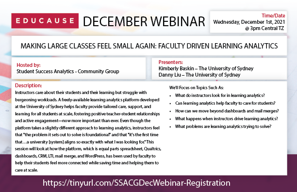 EDUCAUSE December Webinar Image